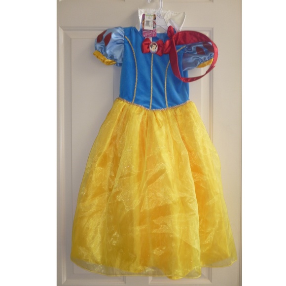 Toddler Little Girls DELUXE Disney Snow White Costume Size 3T 4T/5T gown  NWT - Picture 2 of 3